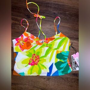 NWT Target Future Collective Floral Crop Top